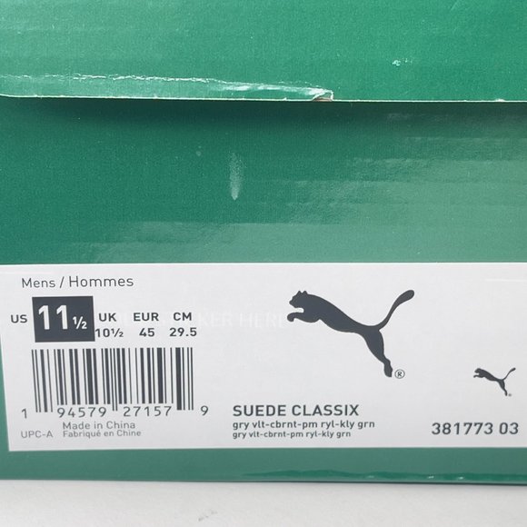 Puma Suede Classix Multicolor Athletic Lifestyle Shoes. Size 10&11.5 381773-03